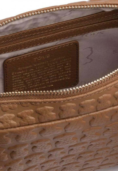 Bandolera Tous Sherton de Piel en color Marrón