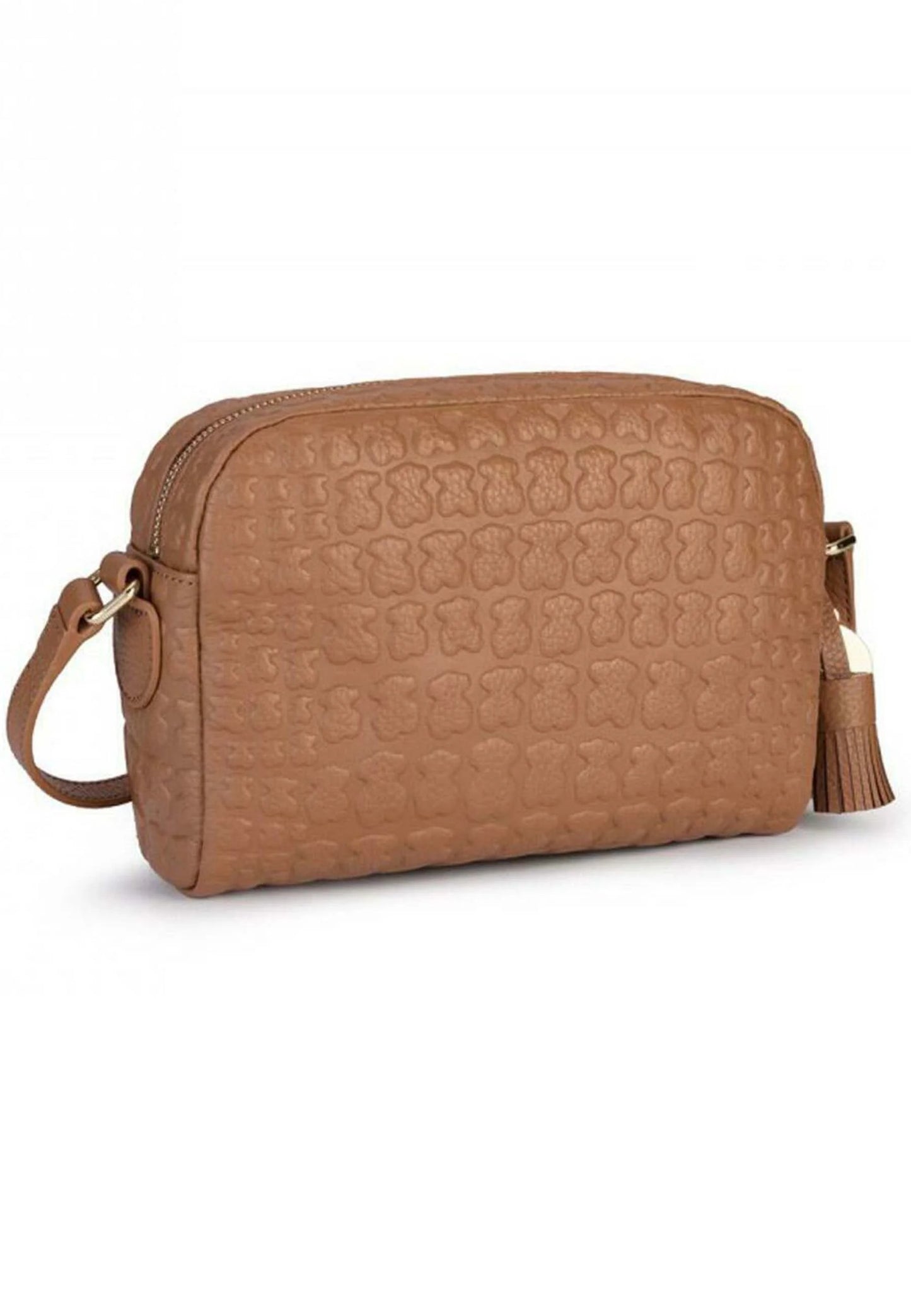 Bandolera Tous Sherton de Piel en color Marrón