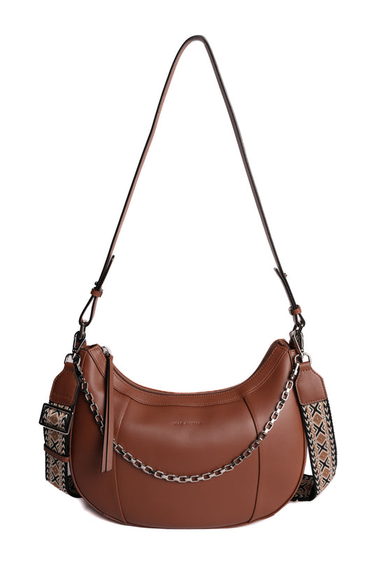 Bolso Mac Alyster Bandolera Louna Cognac