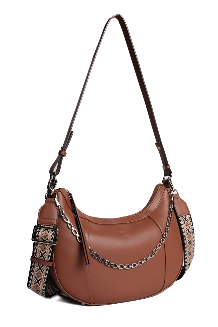 Bolso Mac Alyster Bandolera Louna Cognac
