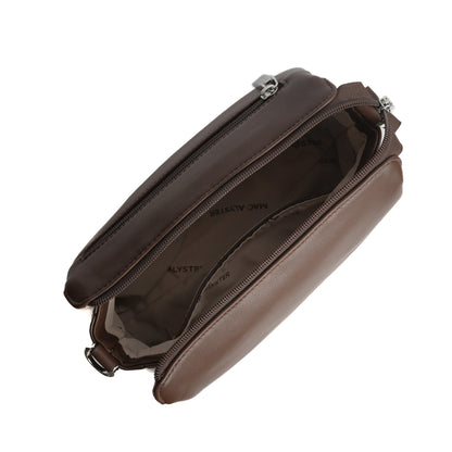 Bolso Mac Alyster Bandolera Ligne Milan Chocolate