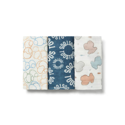 Set 3 Mini Muselina Tous Baby Mmuse Azul