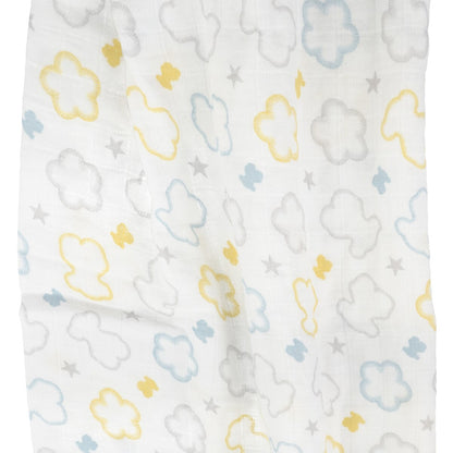 Muselina Tous Baby Flores Y Osos Circulares