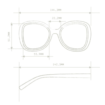 Gafas De Sol Okkia Anna Black Pink