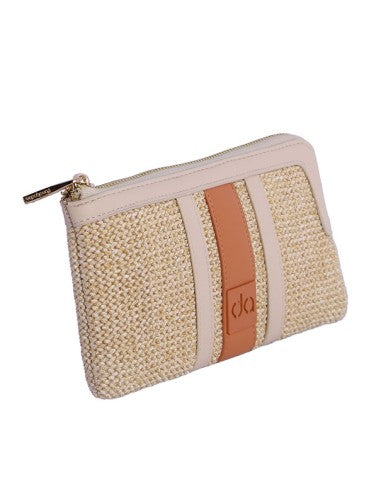 Cartera Don Algodón Rombos Marfil
