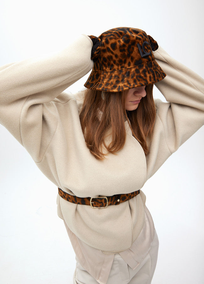Cinturón Lola Casademunt estrecho animal print