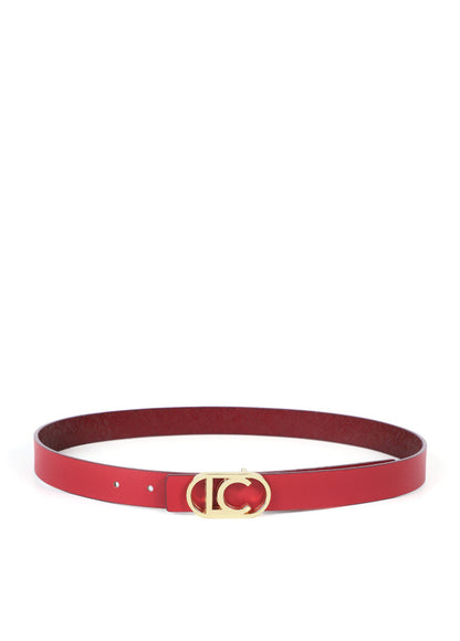 Cinturón Lola Casademunt reversible textura piel serpiente