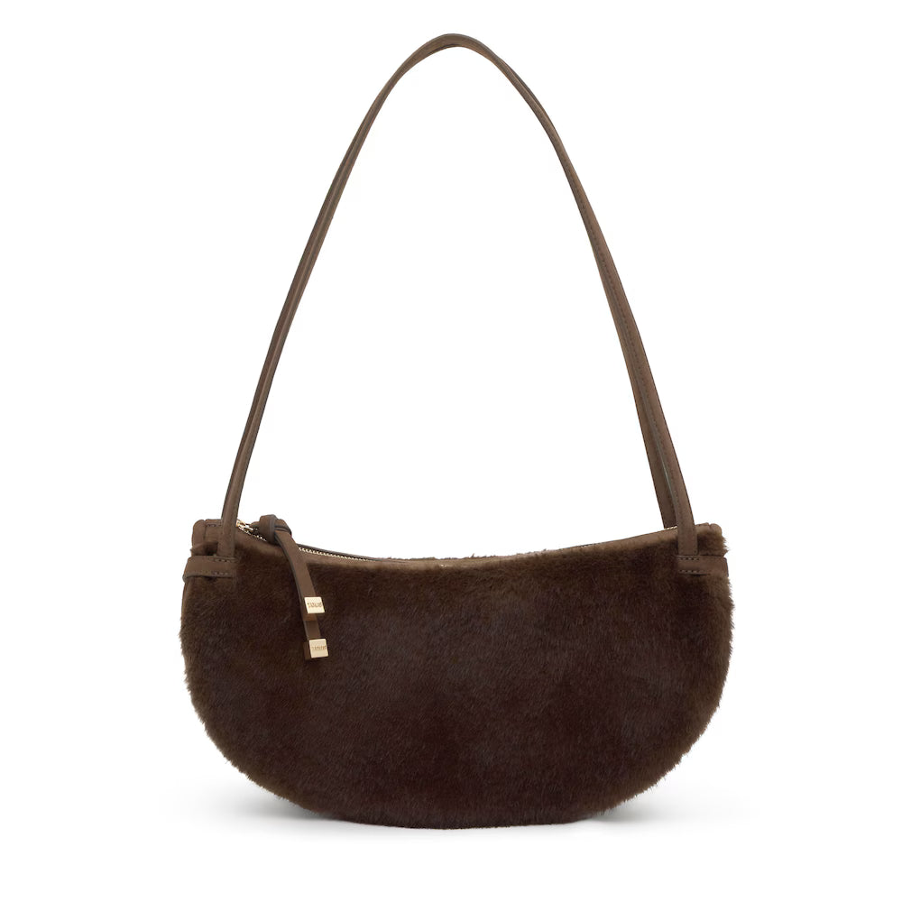 Bolso Tous de hombro marrón Tous Halfmoon