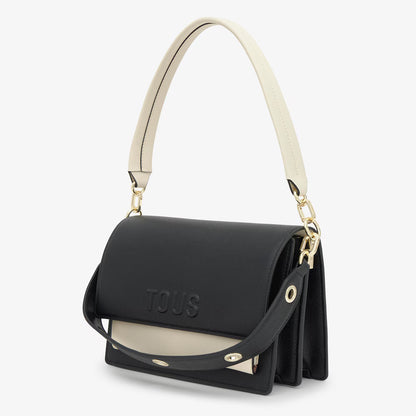 Bolso Tous Bandolera Audree Saffiano Negro