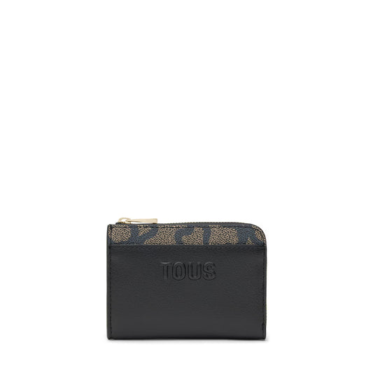 Monedero tarjetero Tous negro Kaos Icon