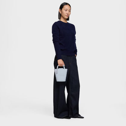 Bolso Tous mini cesta Back to basics Azul grisaceo