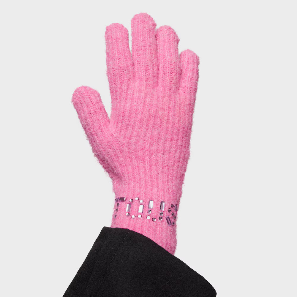 Guantes Tous crystal Rosa