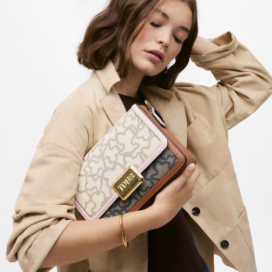 Bolso Tous Bandolera M. Kaos Icon Beige