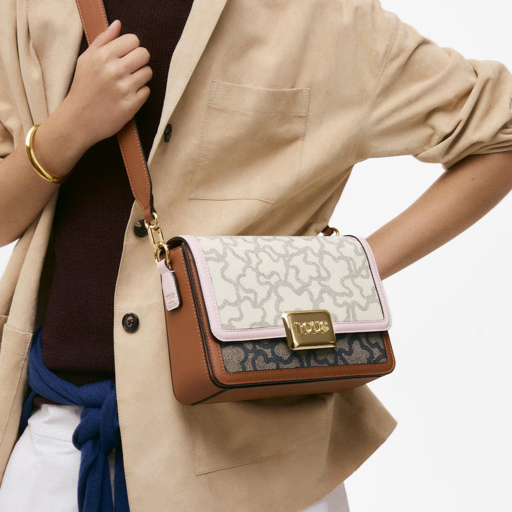 Bolso Tous Bandolera M. Kaos Icon Beige
