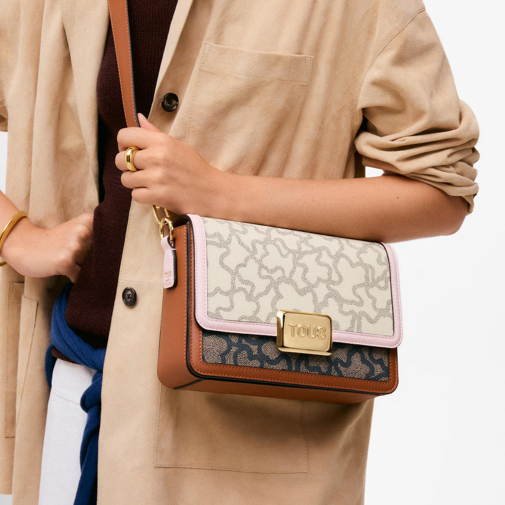Bolso Tous Bandolera M. Kaos Icon Beige