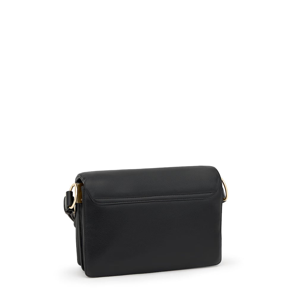 Bandolera mediana negro Audree Soft