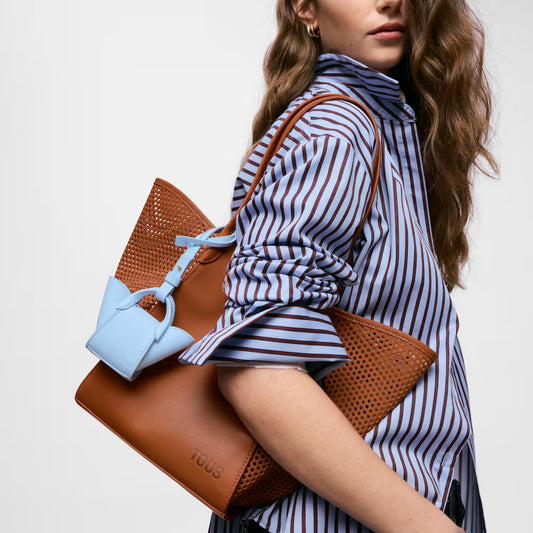 Capazo M. TOUS Tulip Cutout Camel