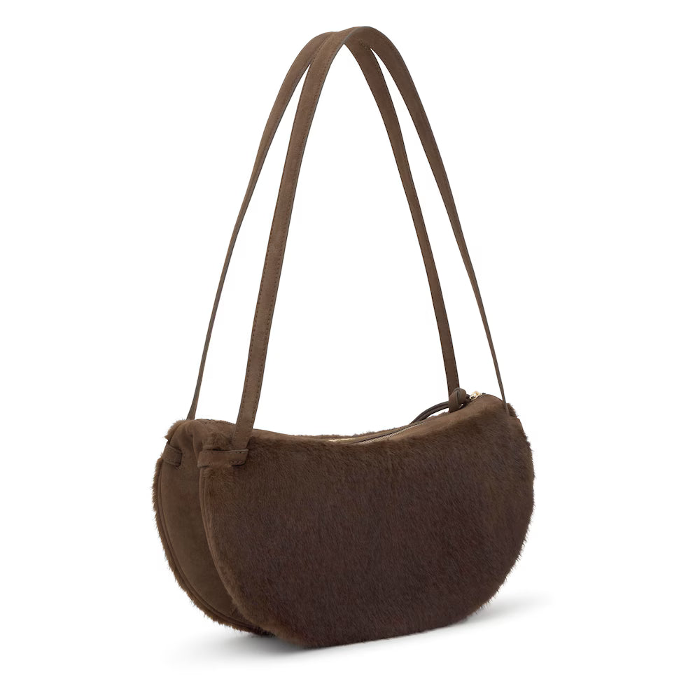 Bolso Tous de hombro marrón Tous Halfmoon