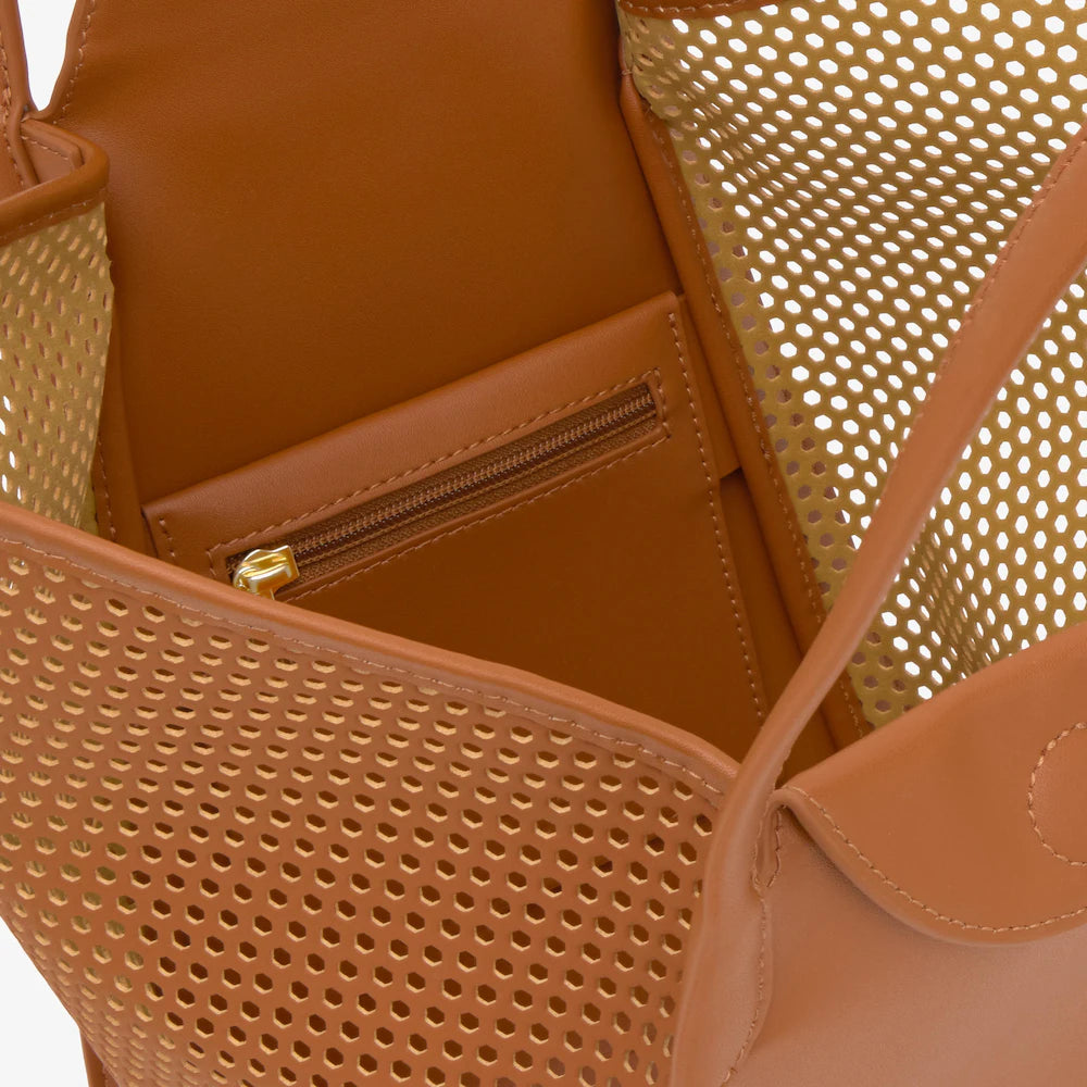 Capazo M. TOUS Tulip Cutout Camel