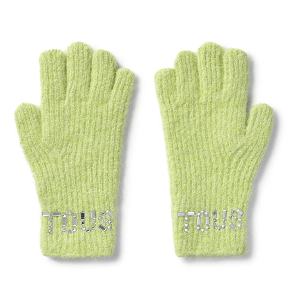 Guantes Tous crystal Verde Claro