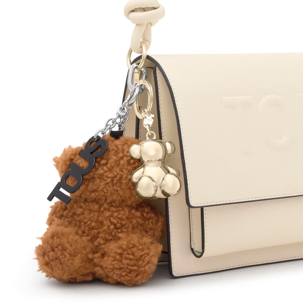 Llavero Tous color camel Bold Bear Fleece