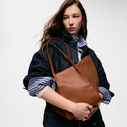 Capazo M. TOUS Tulip Cutout Camel