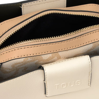 Bolso Tous City pequeño arena Kaos Icon