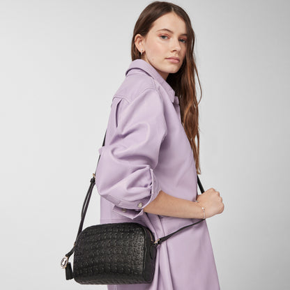 Bandolera Tous Sherton de Piel en color negro