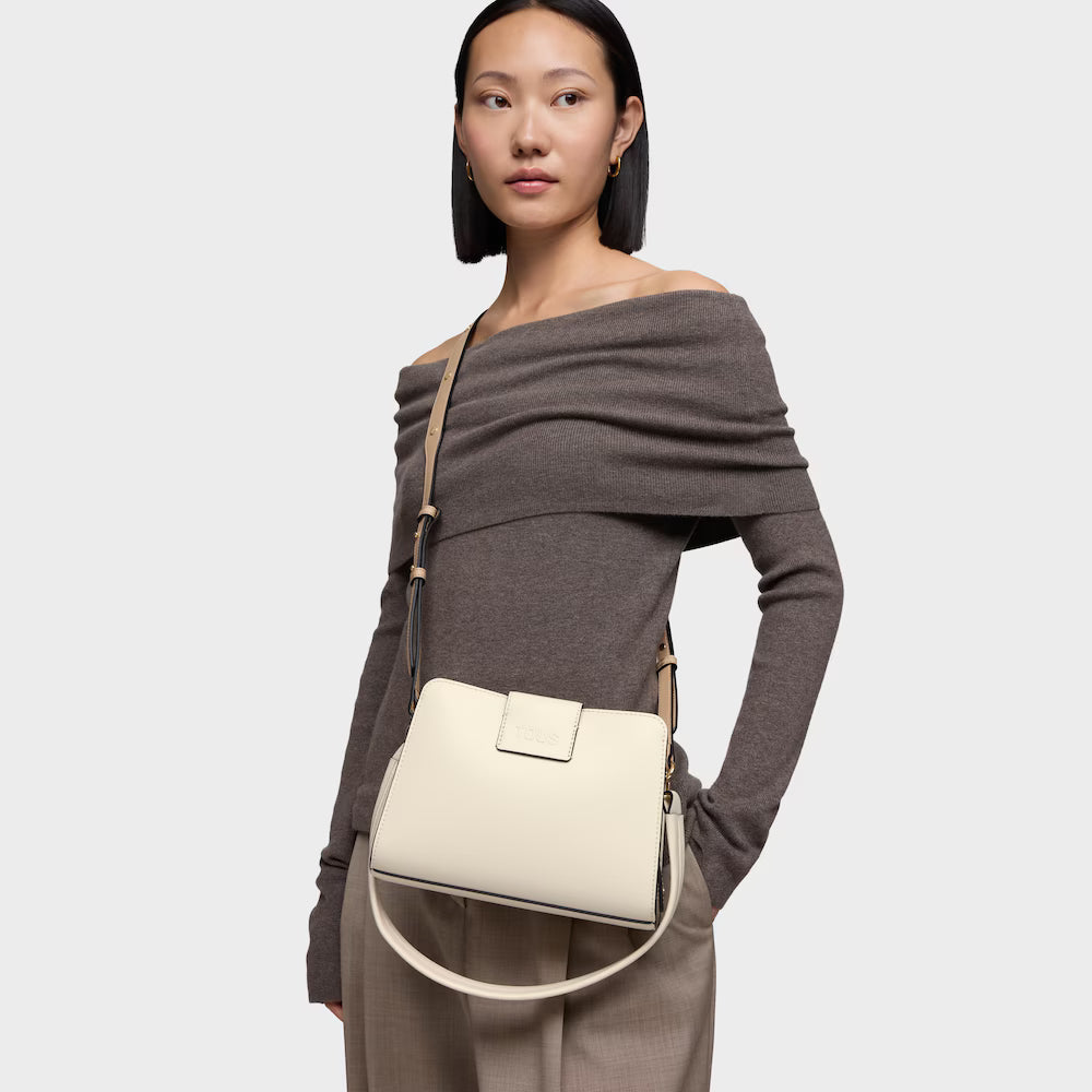 Bolso Tous City pequeño arena Kaos Icon