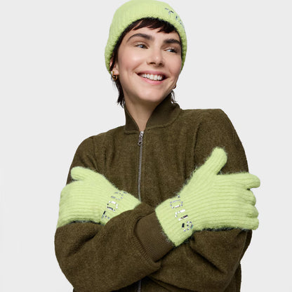 Gorro Tous crystal Verde Claro