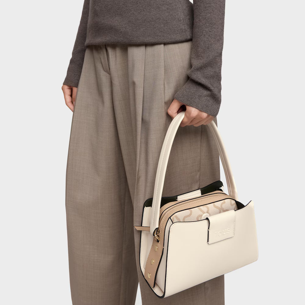 Bolso Tous City pequeño arena Kaos Icon