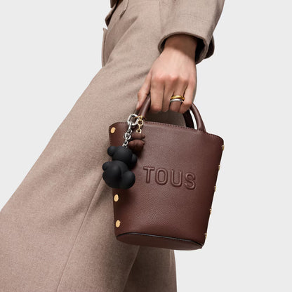 Bolso Tous mini cesta Back to basics Marrón