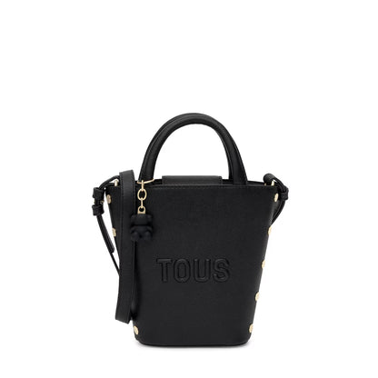 Bolso Tous mini cesta Back to basics Negro