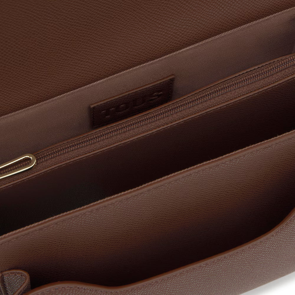 Bolso Tous Bandolera Audree studs M Marrón