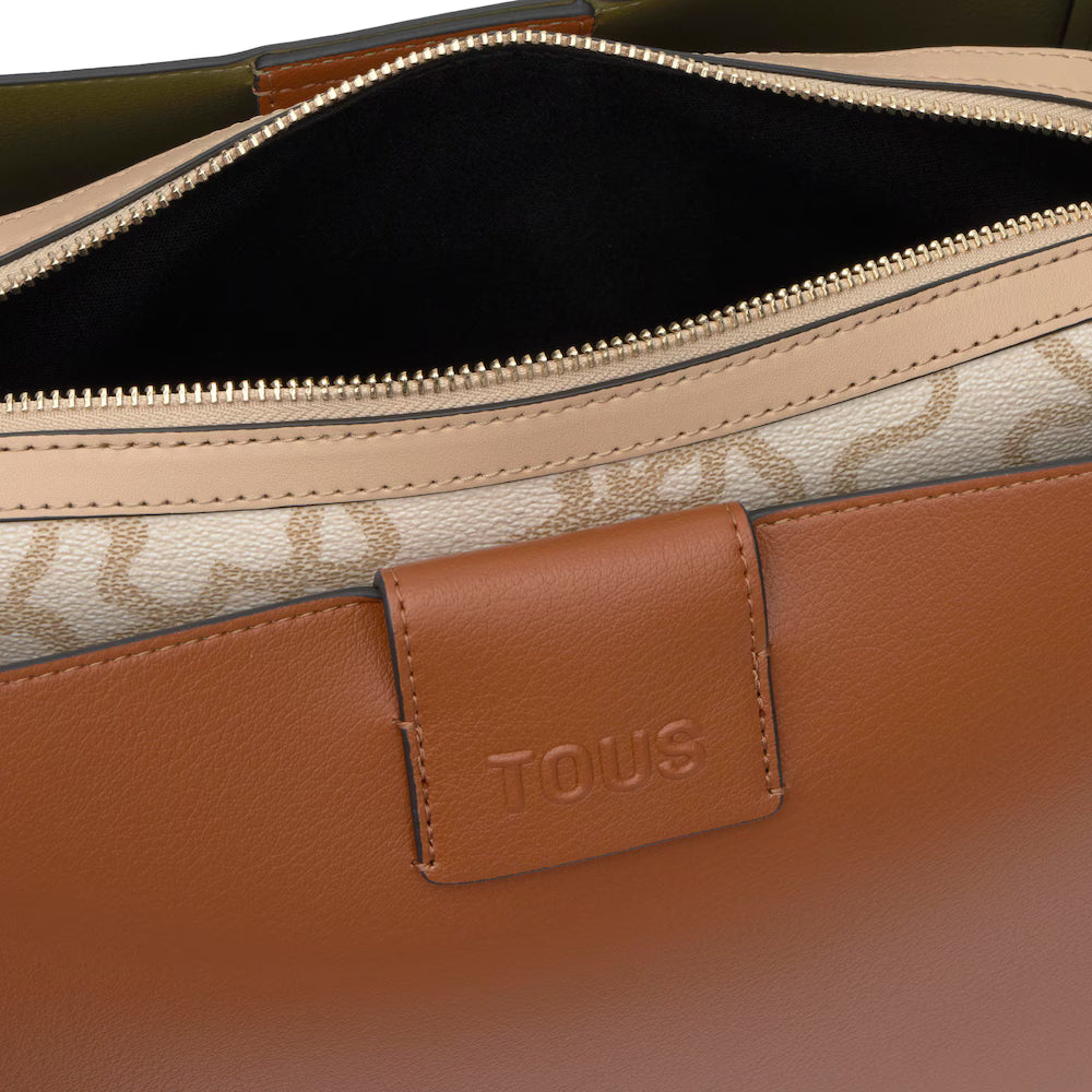 Bolso Tous City mediano camel Kaos Icon