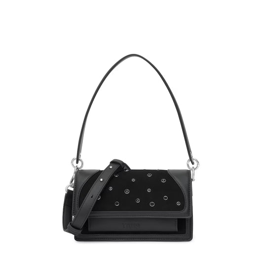 Bolso Tous Bandolera Audree strass S Negro