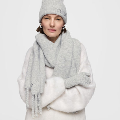 Gorro Tous crystal Gris