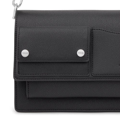 Bolso Tous Bandolera Audree pockets M Negro