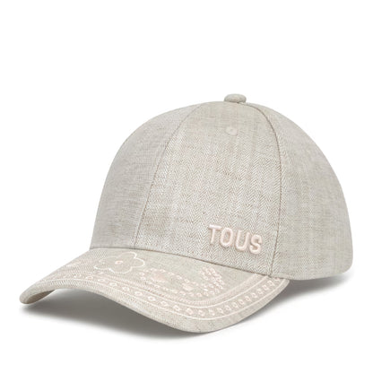 Gorra Tous Motifs Paisley Beige