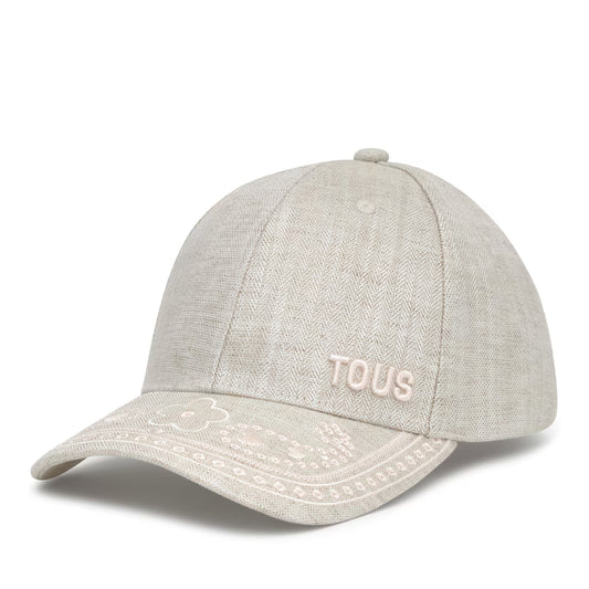 Gorra Tous Motifs Paisley Beige