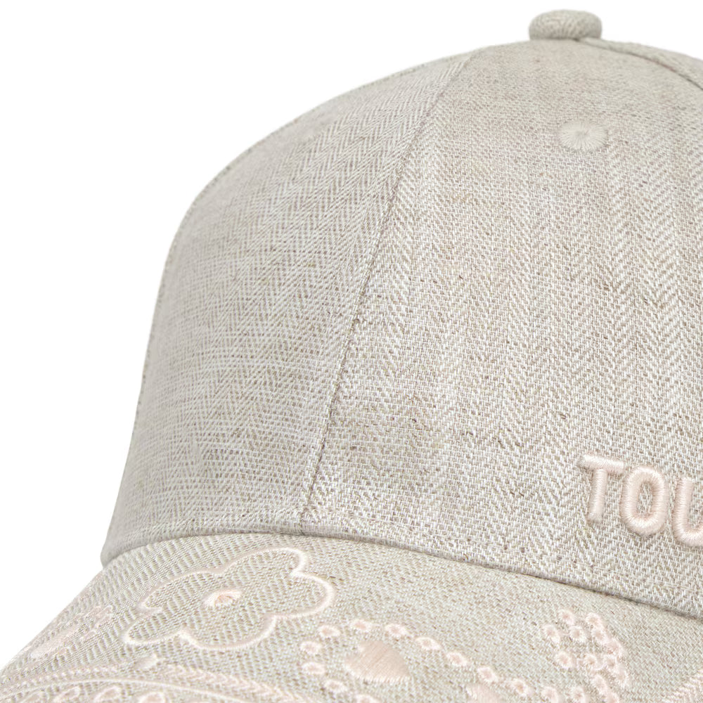 Gorra Tous Motifs Paisley Beige