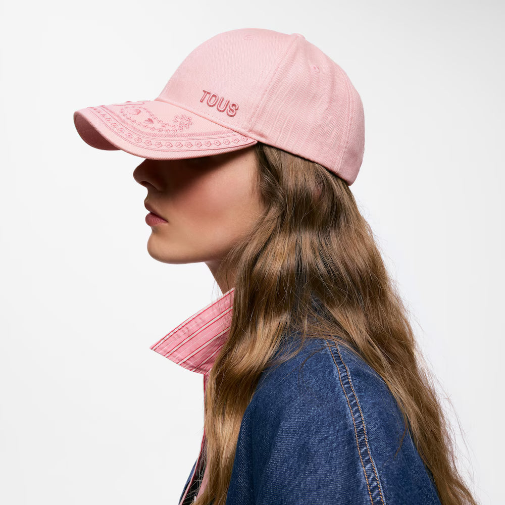 Gorra Tous Motifs Paisley Rosa