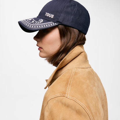Gorra Tous Motifs Paisley Azul marino