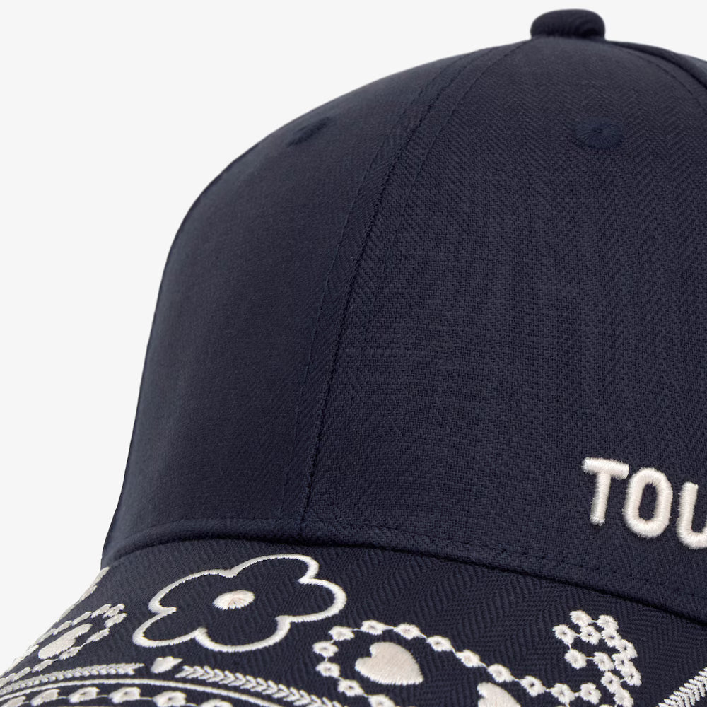 Gorra Tous Motifs Paisley Azul marino