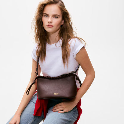 Bolso bandolera mediana TOUS Emily marrón