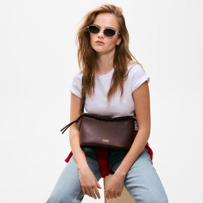 Bolso bandolera mediana TOUS Emily marrón