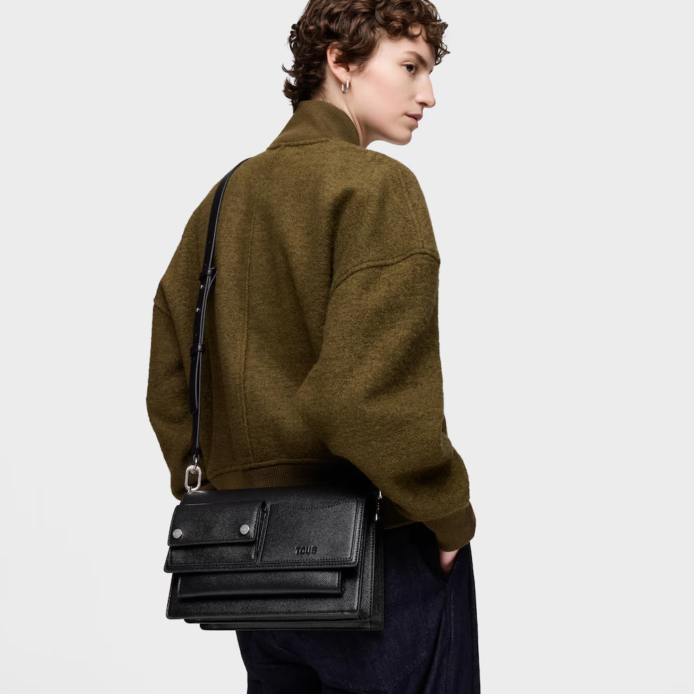Bolso Tous Bandolera Audree pockets M Negro
