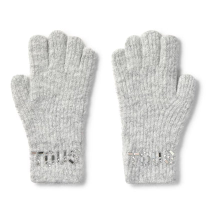 Guantes Tous crystal Gris