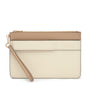 Bolso Tous Clutch Audree Saffiano beige y arena