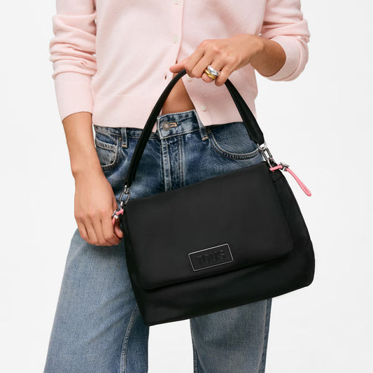 Bolso Bandolera Tous Hombro Wonder Pulls Topo Negro